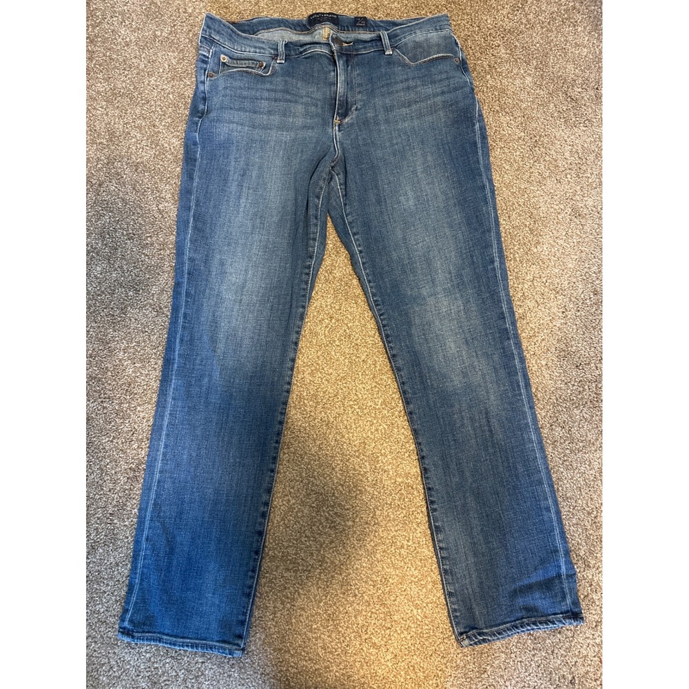 Lucky Brand Sweet Straight Jeans Womens 14/32 Blue Excellent Mid Rise 7W12559